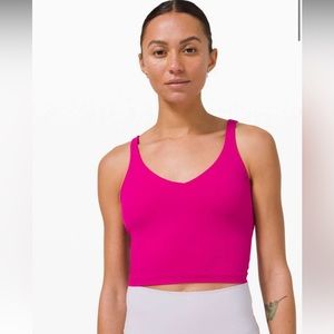 NWT Ripened Raspberry lululemon Align Tank, size 10